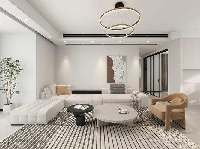 140平方現(xiàn)代簡約四居室 以簡馭繁，構(gòu)筑靜謐雅致生活空間